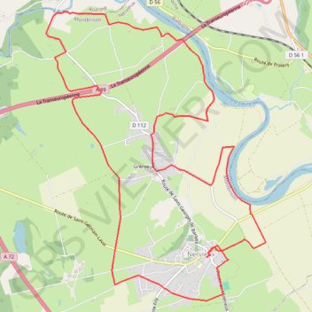 Itinéraire Montagnes du Matin - Nervieux, distance, dénivelé, altitude, carte, profil, trace GPS