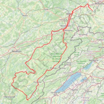 Itinéraire Track liberty-2023-12-26T16:51:40.306Z, distance, dénivelé, altitude, carte, profil, trace GPS