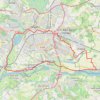 Itinéraire Boucle Angevine de la Loire à Vélo, distance, dénivelé, altitude, carte, profil, trace GPS