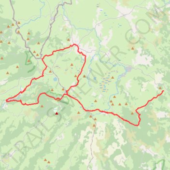 Itinéraire Randonnée pédestre à Les Rajas, distance, dénivelé, altitude, carte, profil, trace GPS