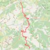 Itinéraire Ghisoni à Corte, distance, dénivelé, altitude, carte, profil, trace GPS