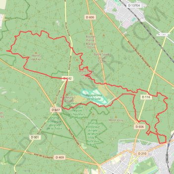 Itinéraire Forêt de Fontainebleau, distance, dénivelé, altitude, carte, profil, trace GPS