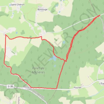 Itinéraire 4/3/2017 09:23, distance, dénivelé, altitude, carte, profil, trace GPS