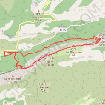 Itinéraire Saint Pilon Sentier Merveilleux, distance, dénivelé, altitude, carte, profil, trace GPS