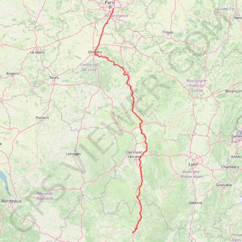 Itinéraire new, distance, dénivelé, altitude, carte, profil, trace GPS