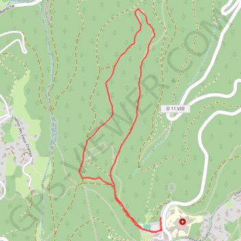 Itinéraire Trois-Épis, distance, dénivelé, altitude, carte, profil, trace GPS