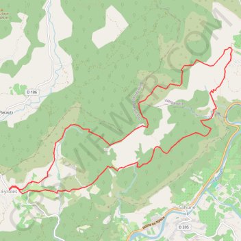 Itinéraire La rando des ruisseaux, distance, dénivelé, altitude, carte, profil, trace GPS