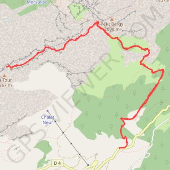 Itinéraire Grand Bargy, distance, dénivelé, altitude, carte, profil, trace GPS