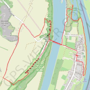 Itinéraire Lanaye, distance, dénivelé, altitude, carte, profil, trace GPS