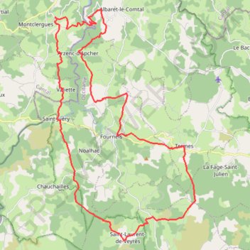 Itinéraire parc 3, distance, dénivelé, altitude, carte, profil, trace GPS
