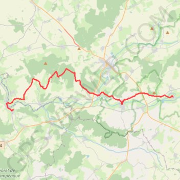 Itinéraire Brin-sur-Seille - Marsal, distance, dénivelé, altitude, carte, profil, trace GPS