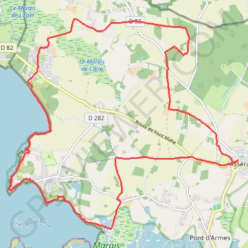 Itinéraire Un tour au "Pays blanc", distance, dénivelé, altitude, carte, profil, trace GPS