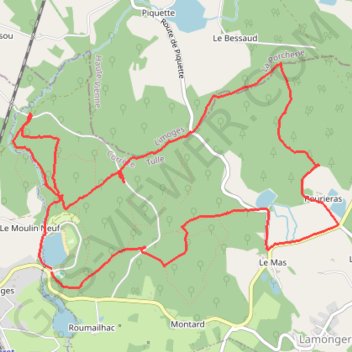 Itinéraire Masseret 2016, distance, dénivelé, altitude, carte, profil, trace GPS