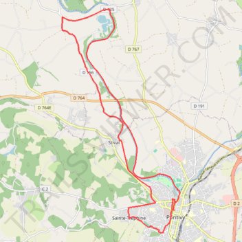 Itinéraire Circuit bleu L'art dans les chapelles-14923970, distance, dénivelé, altitude, carte, profil, trace GPS