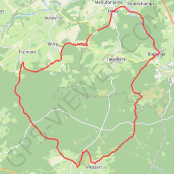 Itinéraire Hotte, distance, dénivelé, altitude, carte, profil, trace GPS