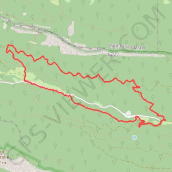 Itinéraire Forêt de SAOU sur les pas des muletiers, distance, dénivelé, altitude, carte, profil, trace GPS