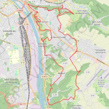 Itinéraire Tracé actuel: 05 AVR 2023 14:11, distance, dénivelé, altitude, carte, profil, trace GPS