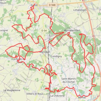 Itinéraire Sortie en VTT électrique le matin, distance, dénivelé, altitude, carte, profil, trace GPS