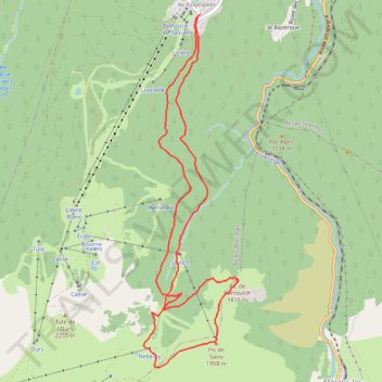 Itinéraire 1117 Pic de Savis, distance, dénivelé, altitude, carte, profil, trace GPS