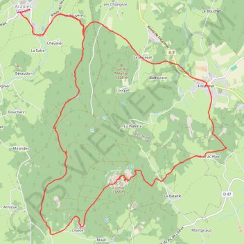 Itinéraire Le pic du Lizieux, distance, dénivelé, altitude, carte, profil, trace GPS