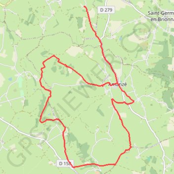 Itinéraire TracerItineraire.gpx, distance, dénivelé, altitude, carte, profil, trace GPS