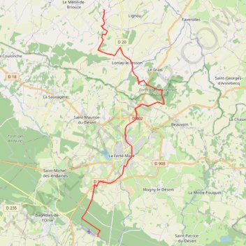 Itinéraire CE La Ramée - BDO_CAVALIER-ATTELAGE, distance, dénivelé, altitude, carte, profil, trace GPS