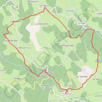 Itinéraire [Itinéraire] La croix de Pradier, distance, dénivelé, altitude, carte, profil, trace GPS