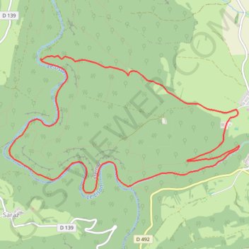 Itinéraire Les Gorges du Lison - Eternoz, distance, dénivelé, altitude, carte, profil, trace GPS