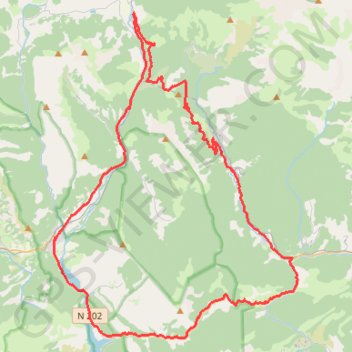 Itinéraire La Colle Saint-Michel, distance, dénivelé, altitude, carte, profil, trace GPS