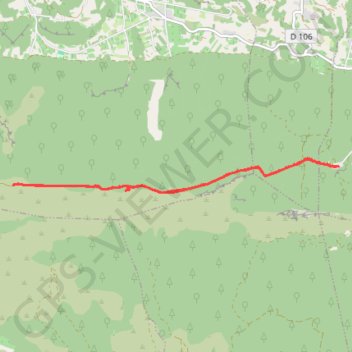 Itinéraire Forêt de cèdres, distance, dénivelé, altitude, carte, profil, trace GPS