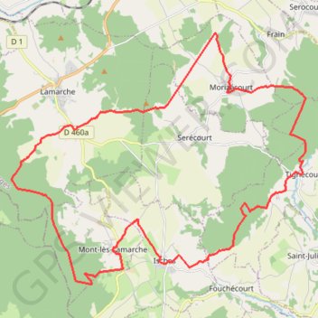 Itinéraire Isches, distance, dénivelé, altitude, carte, profil, trace GPS