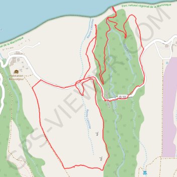 Itinéraire 🚶 Trace boucle de fond potiche, distance, dénivelé, altitude, carte, profil, trace GPS