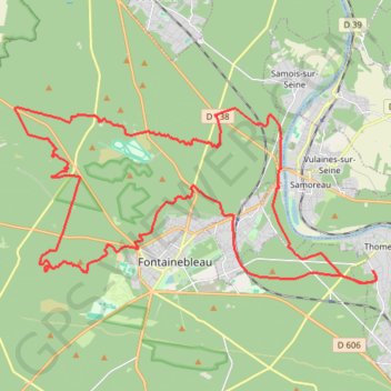 Itinéraire Boucle VTT dans la forêt de Fontainebleau, distance, dénivelé, altitude, carte, profil, trace GPS