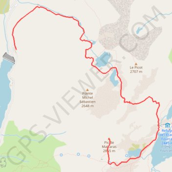 Itinéraire TJUQE, distance, dénivelé, altitude, carte, profil, trace GPS