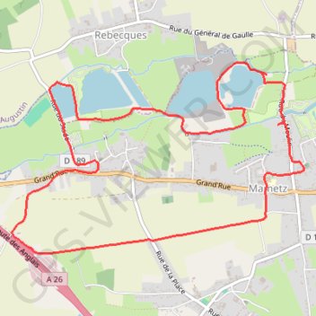 Itinéraire MAMETZ, les 2 clochers au départ de la Sauvagine., distance, dénivelé, altitude, carte, profil, trace GPS
