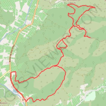 Itinéraire Montée du Viet par les chemins, distance, dénivelé, altitude, carte, profil, trace GPS