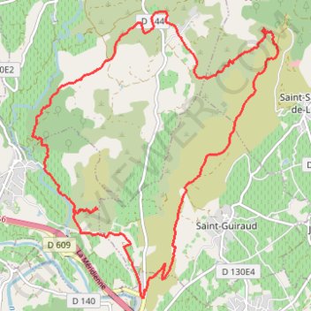 Itinéraire Le Canyon du diable et la Croix de Gibret, distance, dénivelé, altitude, carte, profil, trace GPS