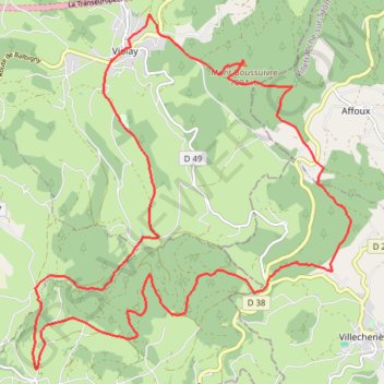 Itinéraire Montagnes du Matin - Violay, distance, dénivelé, altitude, carte, profil, trace GPS