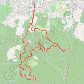 Itinéraire Laroque des Alberes mataporc, distance, dénivelé, altitude, carte, profil, trace GPS