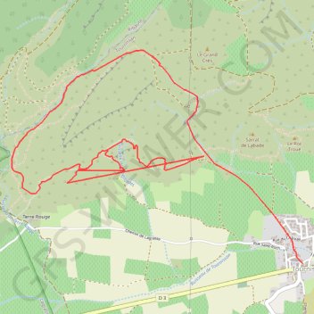 Itinéraire Tournissan-7,7km, distance, dénivelé, altitude, carte, profil, trace GPS