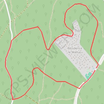 Itinéraire Mattas randonnee 6,1 km, distance, dénivelé, altitude, carte, profil, trace GPS