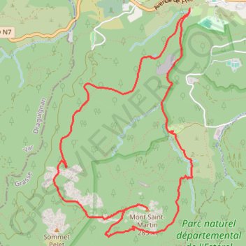 Itinéraire Vallon de Maupas, Maure Vieil, Mont Saint-Martin, piste des Œufs de Bouc, distance, dénivelé, altitude, carte, profil, trace GPS