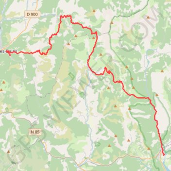 Itinéraire Chemin du soleil, distance, dénivelé, altitude, carte, profil, trace GPS