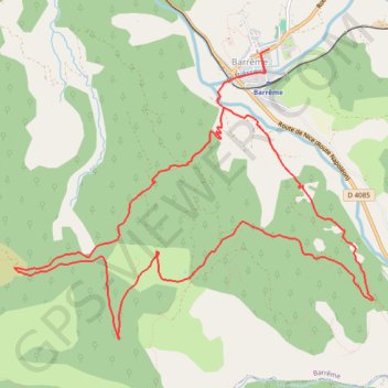 Itinéraire Le tour des Barres, distance, dénivelé, altitude, carte, profil, trace GPS