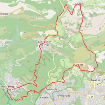 Itinéraire Les Allumés de la pleine lune 2026, distance, dénivelé, altitude, carte, profil, trace GPS