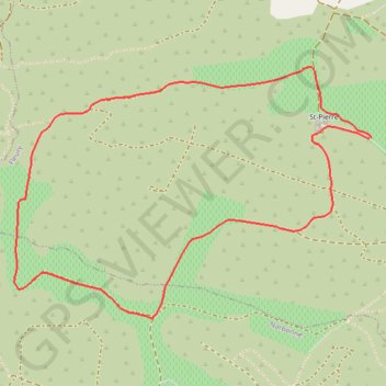 Itinéraire La garrigue Saint-Pierre, distance, dénivelé, altitude, carte, profil, trace GPS