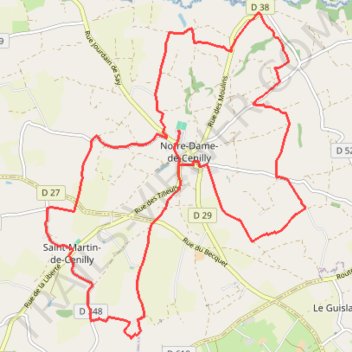 Itinéraire grand parcours, distance, dénivelé, altitude, carte, profil, trace GPS