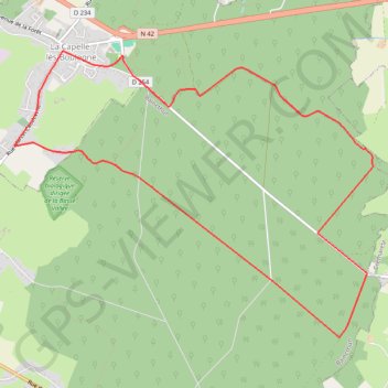 Itinéraire SENTIER DU MONT RENARD, distance, dénivelé, altitude, carte, profil, trace GPS