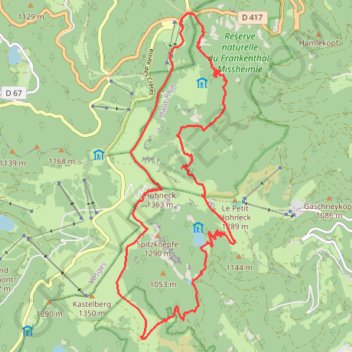 Itinéraire Trail Planner Map, distance, dénivelé, altitude, carte, profil, trace GPS