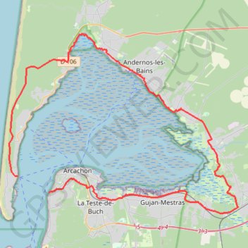 Itinéraire NewTrack, distance, dénivelé, altitude, carte, profil, trace GPS